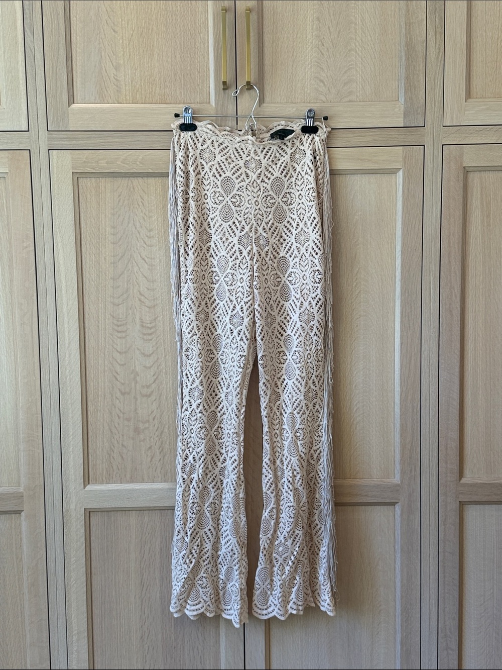 Michael Costello x REVOLVE | Freedom Lace Fringe Pant